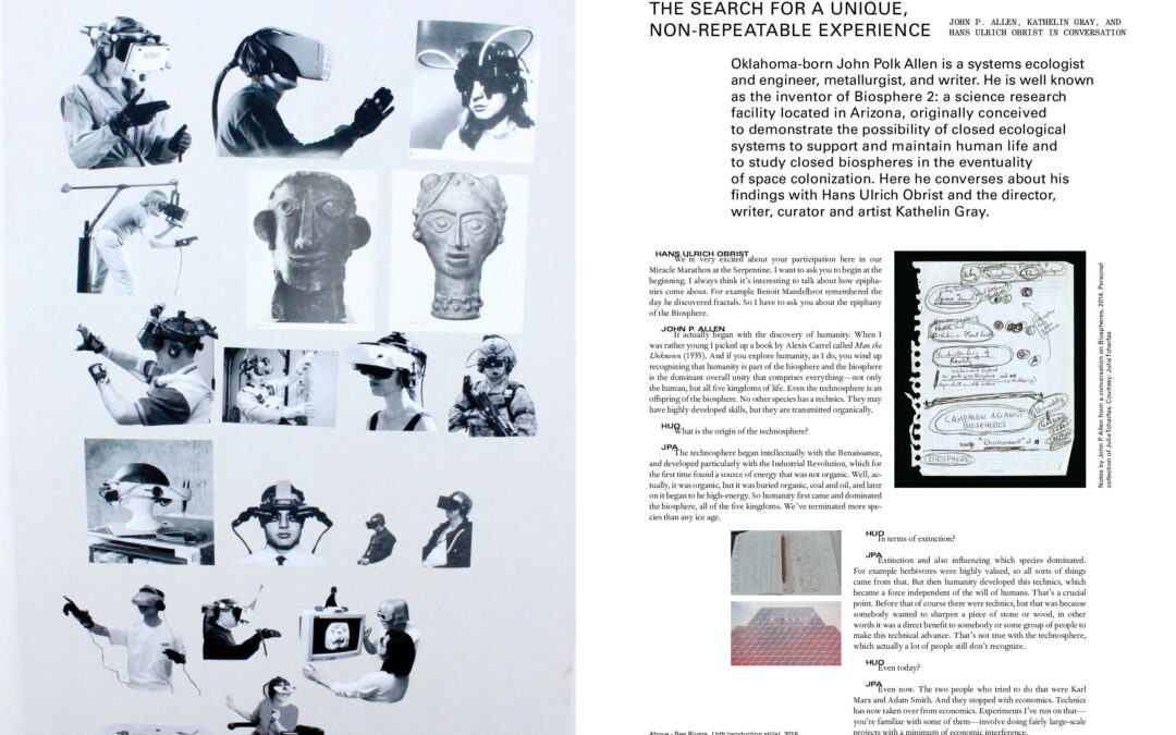 Polymath John Allen Interview in Mousse Magazine